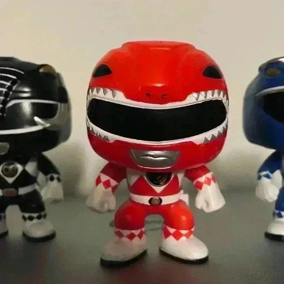 Set of 5 Mighty Morphin’ Power Rangers Funko Pops - Picture 4 of 7